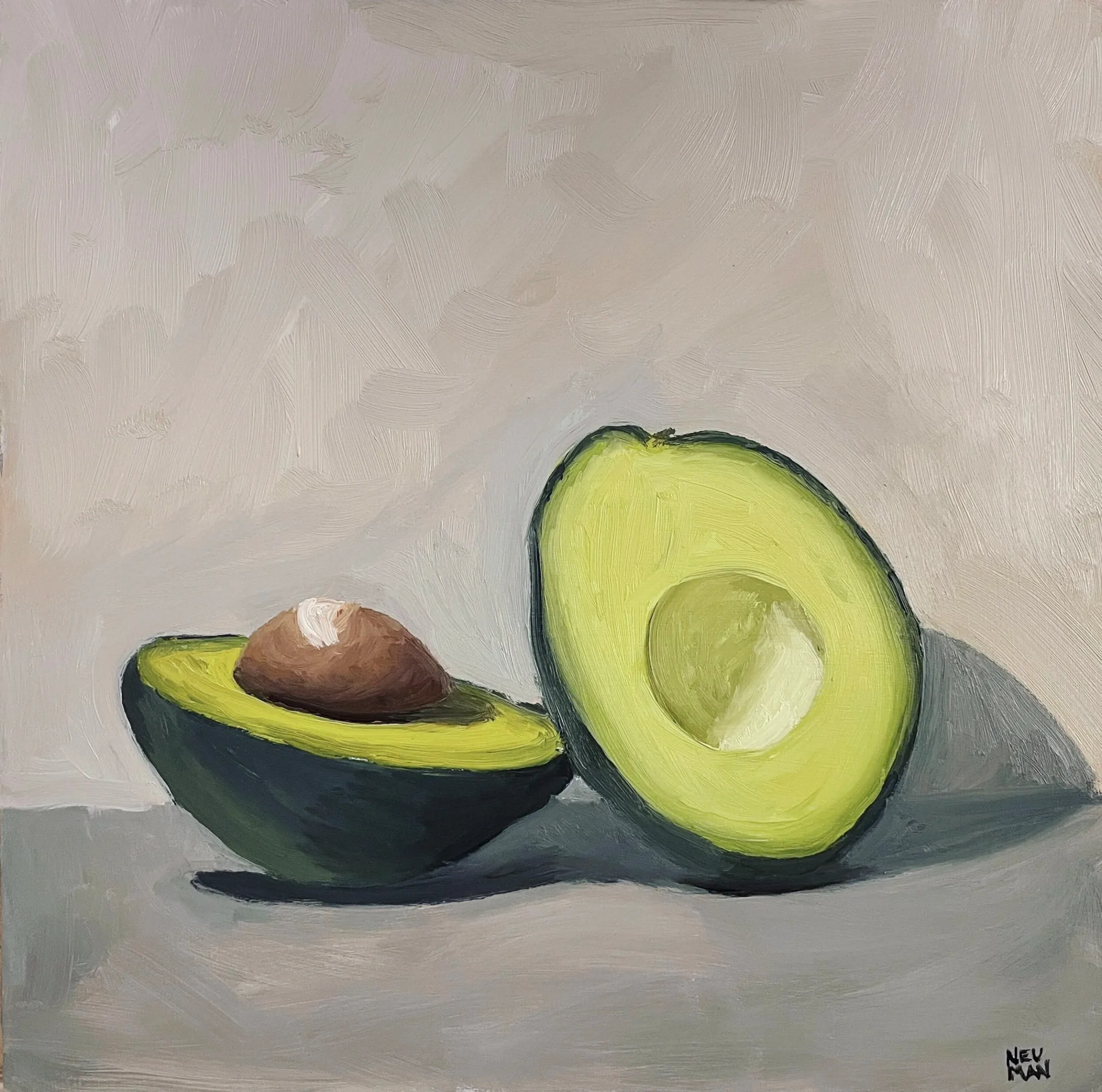 "Still Life with Avocados"