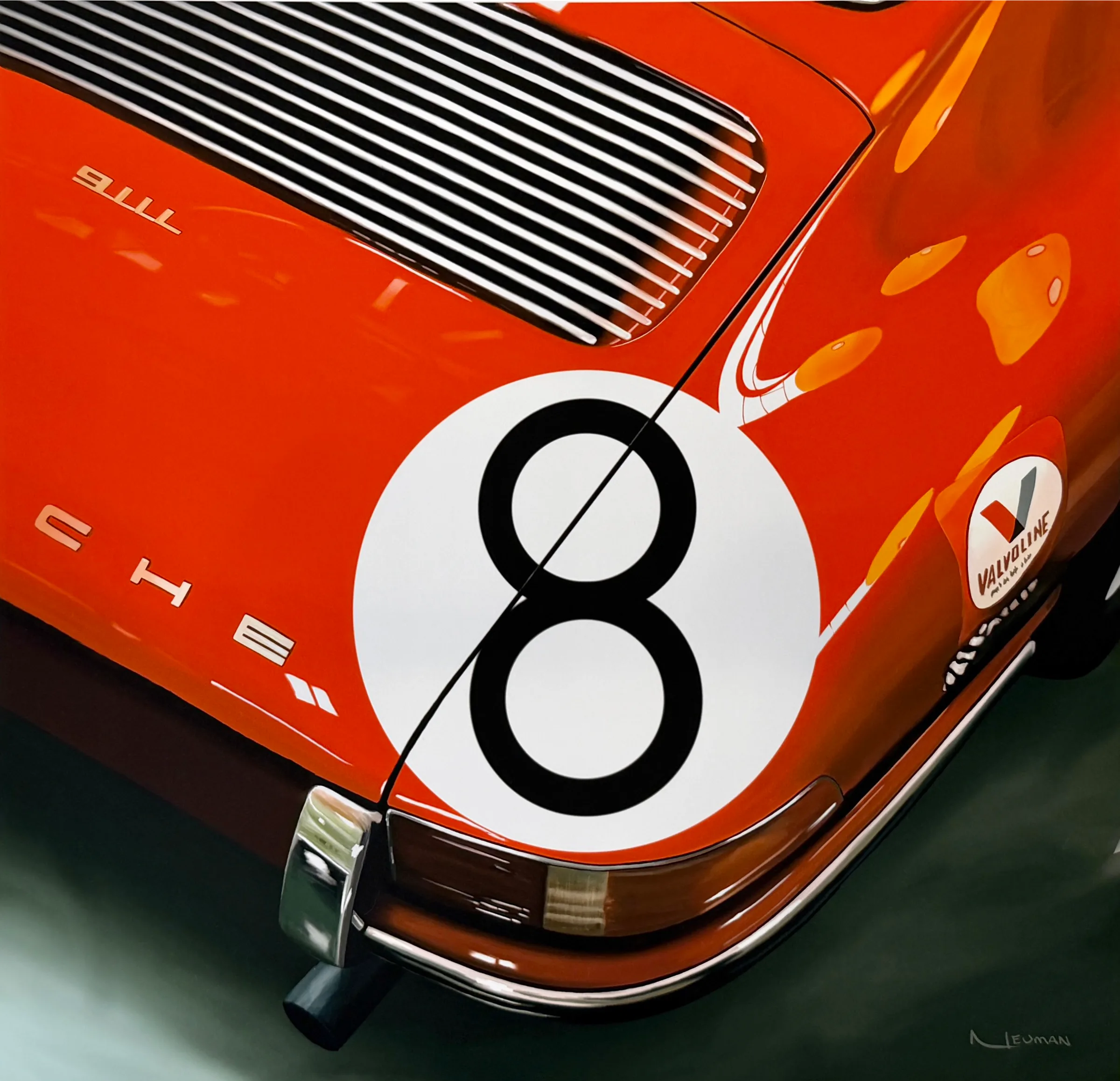 "Porsche 911L Number 8”. Original inspiration from the beautiful photography of @MrJonesMiller on Instagram