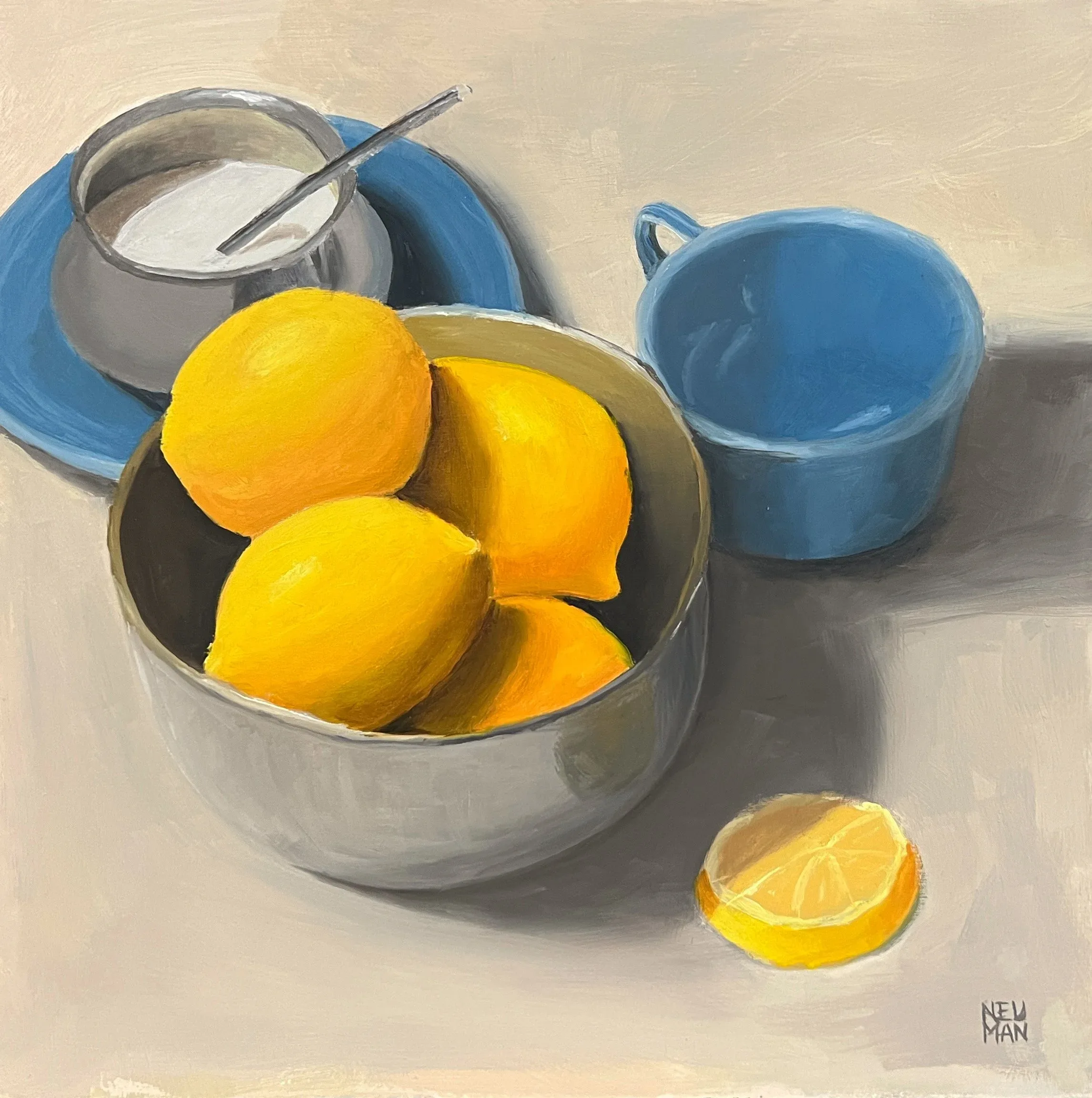 "Still Life with Lemons and Sugar"