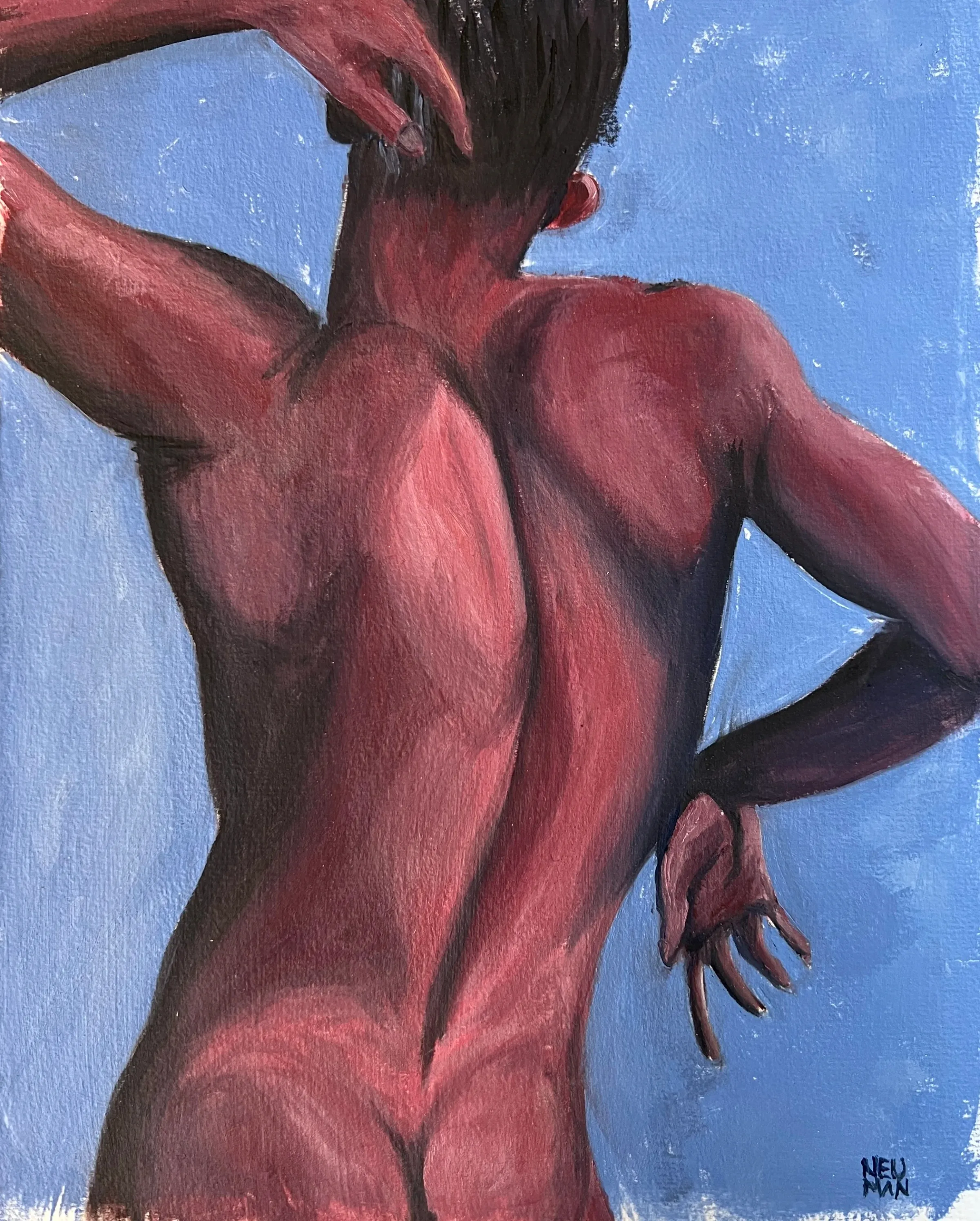 "It Got Me" Reproduction from original art by Wojciech Woś
