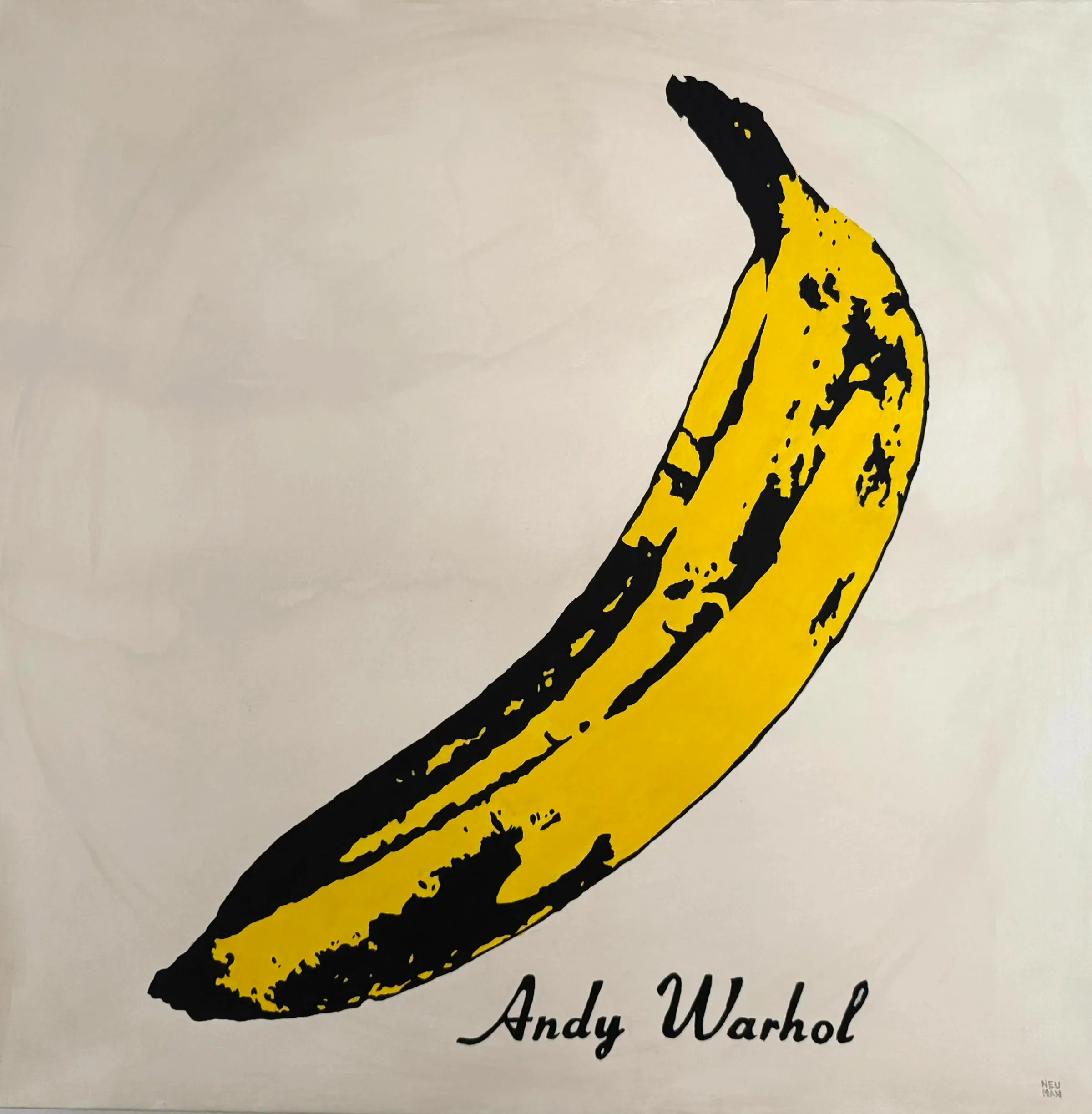 Velvet Underground Album Cover Reproduction from original art by Andy Warhol