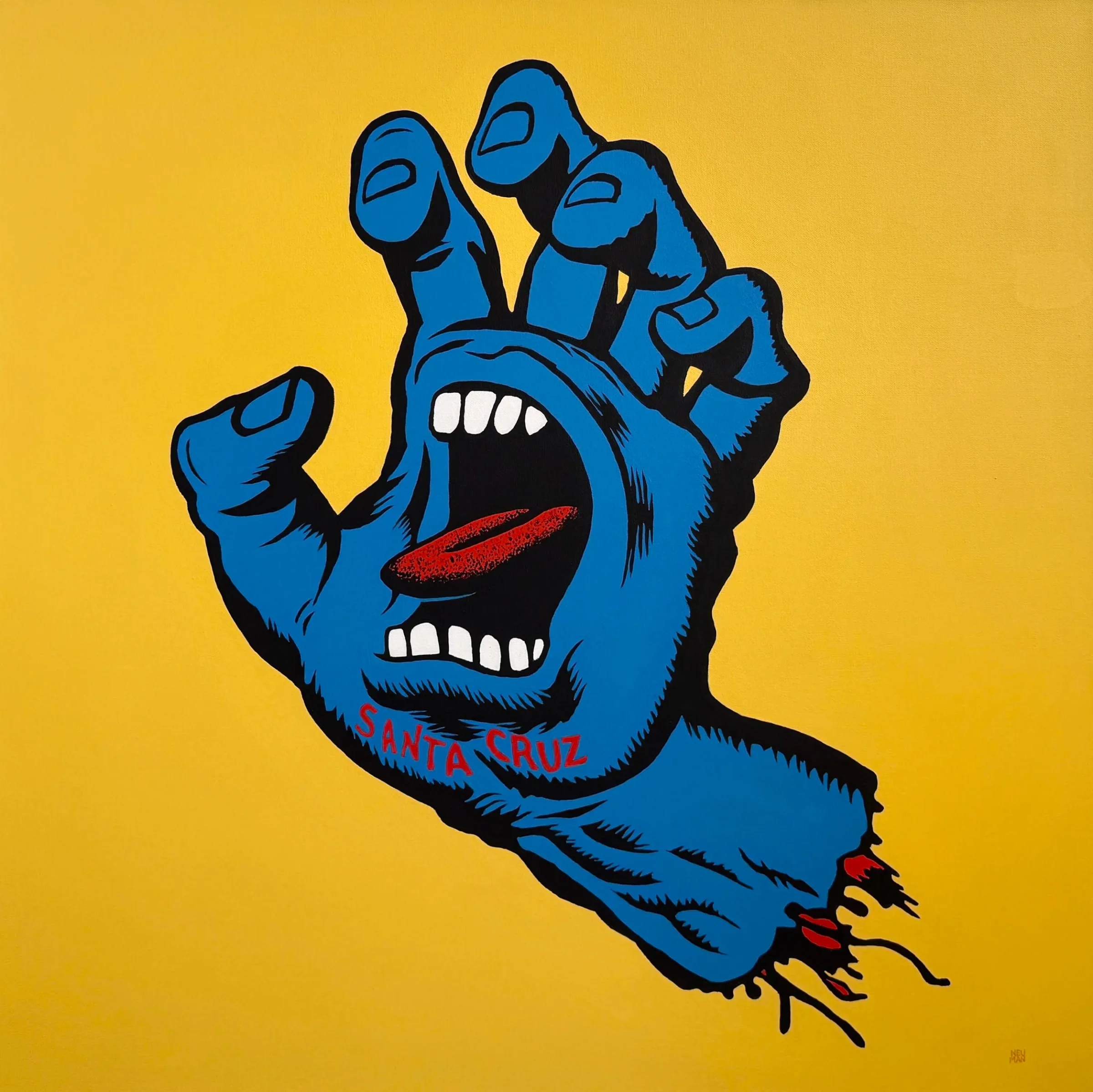 Santa Cruz Skateboards Screaming Hand Reproduction