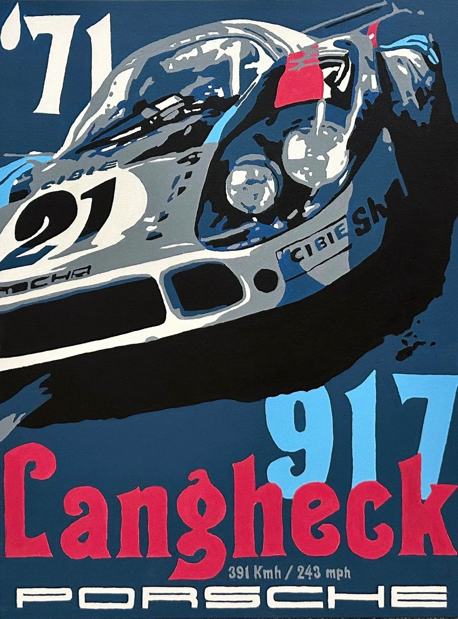 "917 Langheck" Reproduction from original art by Nicolas Hunziker